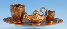 Gorham Bronze Smoking Set 4pc Art Nouveau (#2259) - £782.65 GBP