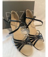 Capezio Rosa Ballroom Dance Shoes Sandals SD02S Women&#39;s 10 M Black - £37.34 GBP