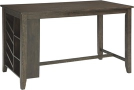 Signature Design by Ashley Rokane Counter Height Dining Room Table with Built in - $593.99