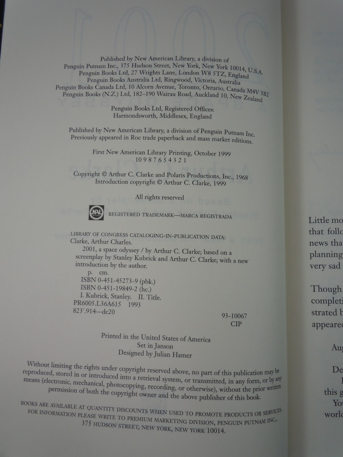 Space Odyssey 1-4 By Arthur C. Clarke Hardcover Book Set! Item image 6