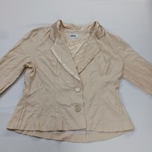 JBS LTD Women’s Tan/Beige Rayon Blend 2-Button Blazer Jacket Size 12 image 11