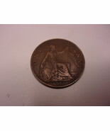 1914 English One Penny UK Large Cent 1c Great Britain! - $318.37 MXN