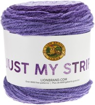 Lion Brand Yarn Just My Stripe-Grape - £16.11 GBP