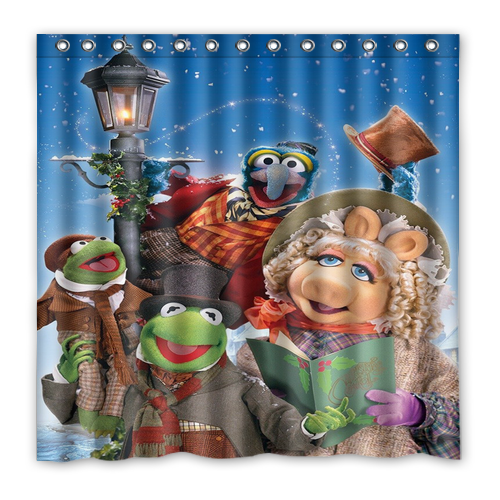 Hot!!! The Muppets Show Custom Waterproof Polyester Shower Curtain 4 Size Item image 8