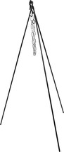 Lot45 Campfire Tripod For Cooking, Stand Over Fire Camp Grill, 60-40In - £37.68 GBP