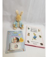 Adventures of Peter Rabbit by Beatrix Potter Book music cassette Toy plu... - £21.21 GBP