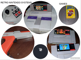 VINTAGE NINTENDO WITH GAMES IN EXCELLENT USED CONDITION - $200.00