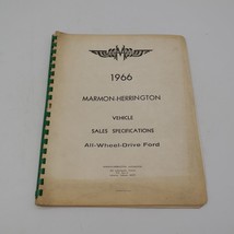 Marmon Herrington 1966 Vehicle Sales Specifications All-Wheel Drive Ford - $26.99