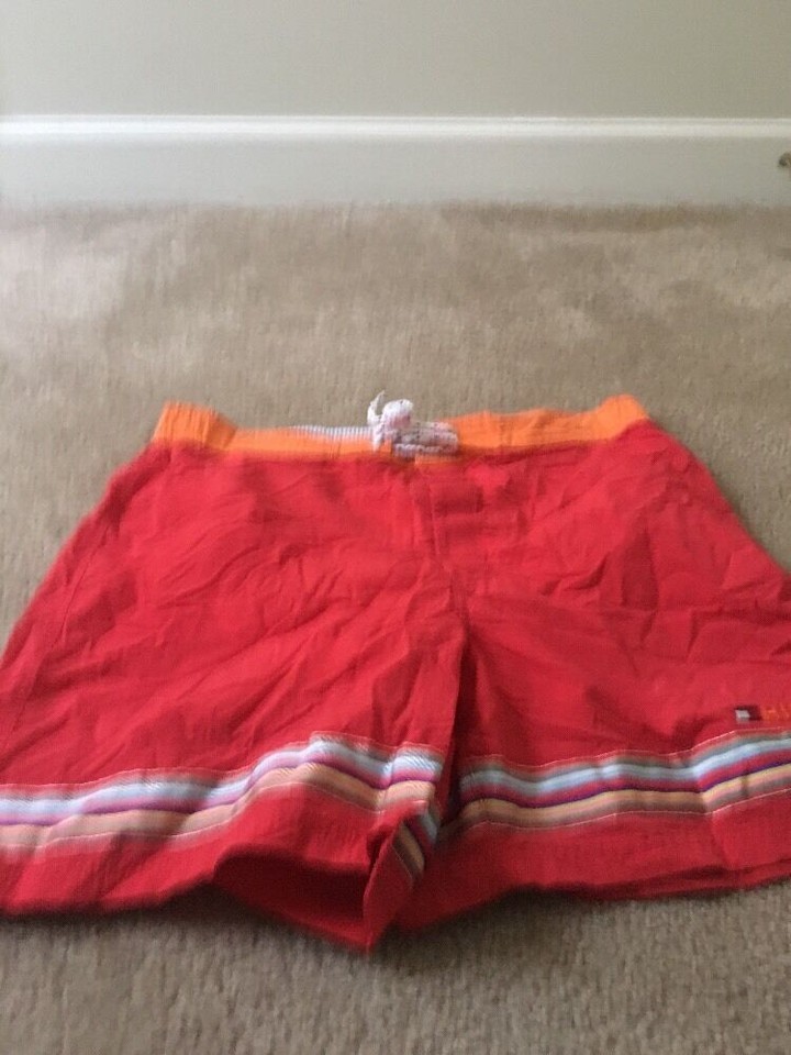 Tommy Hilfiger Men&#39;s Swim Trunks Shorts Mesh Liner 1 Piece Size L - $27.35