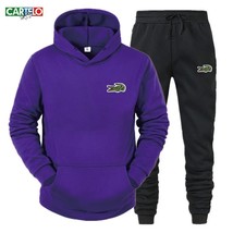 High quality men s suit fashion casual tracksuit 2 piece hoodie pullover sports clothes thumb200