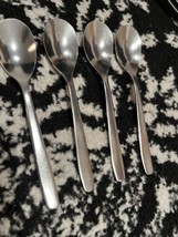 4 IKEA Teaspoons Stainless Steel flatware Mospig 224-58 - £18.60 GBP