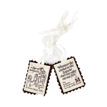 Scapular Our Lady of Mt. Carmel White Cord NWOT - £7.76 GBP