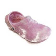 Crocs Classic Fur Sure Slip On Clogs Shoes Sandals Ballerina Pink Womens 11 - £48.17 GBP