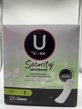 U by Kotex Security Lightdays Panty Liners, Light Absorbency, Long, 126 ... - $5.24