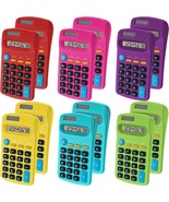 Twelve-Piece Multicolored Pocket Calculator, Small, And Home Offices. - $43.93