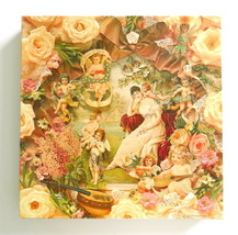 Springbok 1995 Love&#39;s Dream Victorian Cherubs Floral 500 Pc Exc Cond Complete - £28.24 GBP