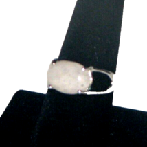 Natural Crystal Quartz Gemstone 925 Sterling Silver Handmade Ring Sz 8.75 #396 - £18.55 GBP