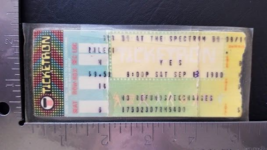 Yes / Jon Anderson - Vintage Laminated September 13, 1980 Concert Ticket Stub - £15.15 GBP