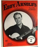 EDDY ARNOLD&#39;S Favorite Songs #2 (1950) Hill &amp; Range Songs SC - $17.63 CAD