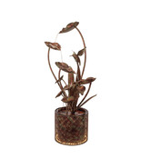 Cascading Iron Hummingbird and Leaf Fountain 42&quot;H - $528.59 CAD