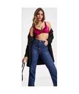 Intimately Free People Rhiannon Soft Bralette In Red Berry Size Small NEW - $47.86 CAD
