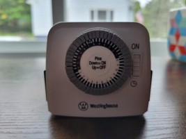 Westinghouse TM425 (01199) White 2-Outlet 24-Hr Mechanical Timer - Indoo... - $13.41 CAD
