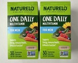 2 Pack - Naturelo One Daily Multivitamin for Men, 30 Capsules Each, Exp ... - $27.54