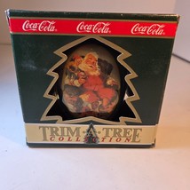 Coca-Cola Trim A Tree Collection 1960 Santa &amp; Elf 1990 - $11.64