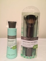 Lot Of Two Makeup Brush Shampoo Cleansing 6 Oz and One retractable Face ... - £12.94 GBP