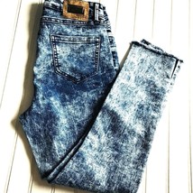 J Creations Denim Collection Skinny Fit Women Jeans Sz 3 Acid Wash Stret... - $7.19