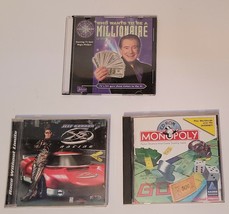 PC CD-ROM Video Game Lot Monopoly Jeff Gordon  Racing Who Want to a Millionaire - £10.28 GBP
