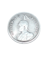 German East Africa 1901 Wilhelm II ¼ Rupie Silver Coin - $82.42 CAD