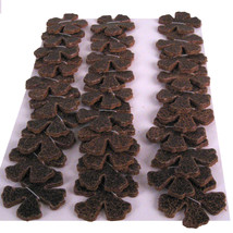Rustic Brown Leather Die Cut Flowers - $12.00