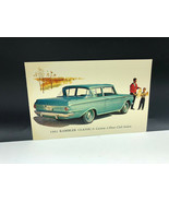 CLASSIC CAR POSTCARD vintage ephemera post card 1962 Rambler classic cus... - £10.37 GBP