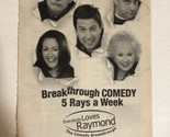 Everybody Loves Raymond Vintage Tv Guide Print Ad Ray Ramano Peter Boyle... - $5.93