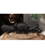 Cast Iron Rustic Western Black Bear Drawer Cabinet Door Pulls Hardware 6... - $41.15 CAD
