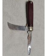 Vintage Holub Sycamore Utilty Knife Tool USA Two Blade Pocket Knife - $14.84