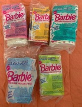 Mcdonalds Happy Meal Barbie 1992 Hair You Can Style Bride Twinkle Set Of 5 Nip - £8.58 GBP
