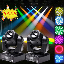 2X 80W Rgbw Moving Head Gobo Spot Stage Lighting Dmx Beam Disco Club Par... - £170.69 GBP