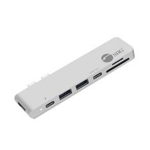 SIIG Thunderbolt 3, Aluminum USB Type C Hub with 4K @30Hz HDMI, SD/Micro SD Card - $68.32