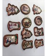 Vintage Lot Of 11 Hummel Christmas Ornaments Pressed Paper Mache - $50.00