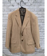 Brooks Brothers 346 Sport Coat Mens 46R Tan 100% Camel Hair Flaw - $54.86 CAD