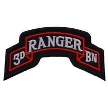 U.S. Army 3rd Ranger Battalion Patch Black &amp; White - £6.88 GBP