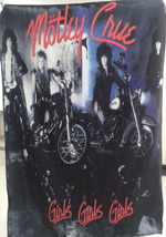 MOTLEY CRUE Girls, girls, girls FLAG CLOTH POSTER BANNER CD Glam Metal - £15.93 GBP