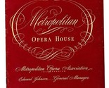 DIE WALKUERE Metropolitan Opera Program 1946 Helen Traubel Lauritz Melch... - $29.67