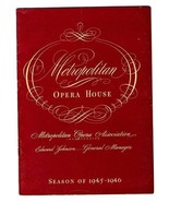 DIE WALKUERE Metropolitan Opera Program 1946 Helen Traubel Lauritz Melch... - £23.20 GBP