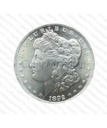1892 CC Morgan Silver Dollar Commemorative COPY coin - $280.83 MXN