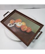 Antique Serving Tray Wall Art Fruit Under Glass Wood w/ Handles 17x10 Inch - €107,64 EUR Antique Serving Tray Wall Art Fruit Under Glass Wood w/ Handles 17x10 Inch - €107,64 EUR