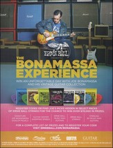 The Joe Bonamassa Experience Ernie Ball Guitar Strings 2015 advertisement print - £3.33 GBP
