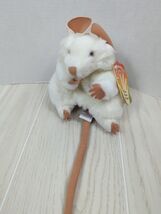 Folkmanis White Mouse Puppet Full Body plush hand puppet brown tail ears... - $16.82